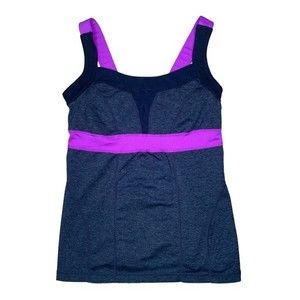 Zella Athletic Tank Top Built in Bra Women's Small